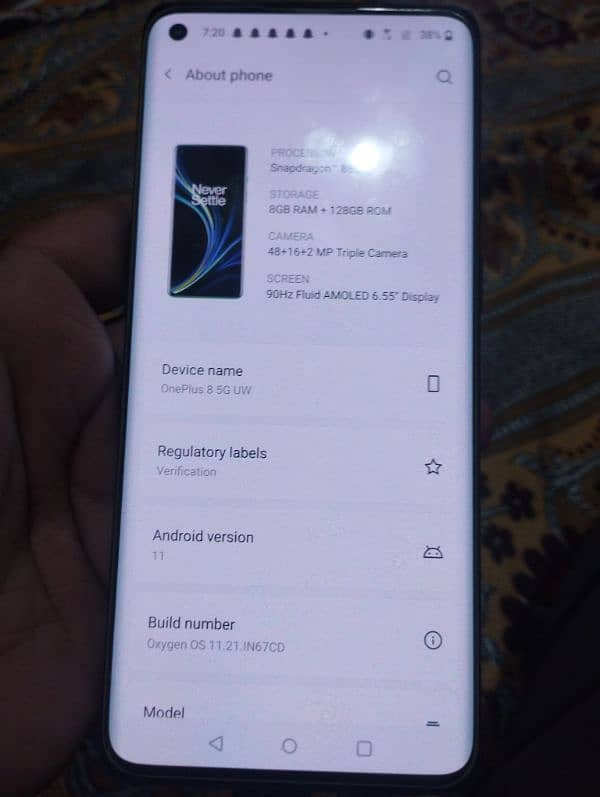 OnePlus 8  5G support 1