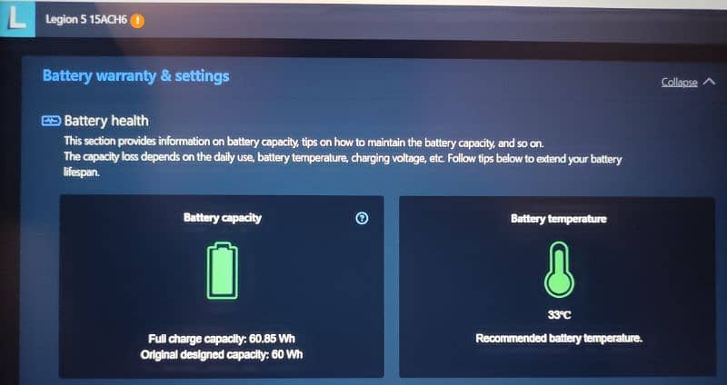 Lenovo Legion 5 - Ryzen 5 5600H - RTX 3050ti 6