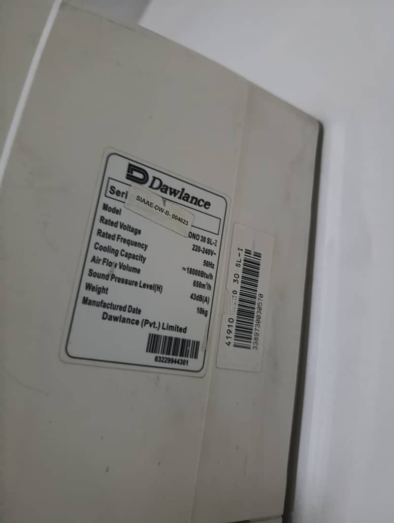 Dawlance Split AC 1.5 Ton for Sale 7