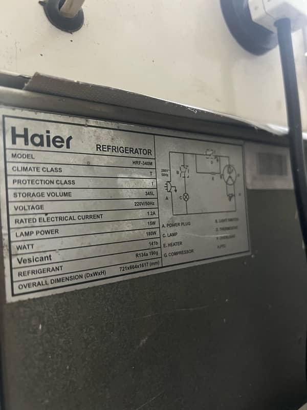 Haier fridge 3
