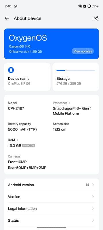 OnePlus 11r 1