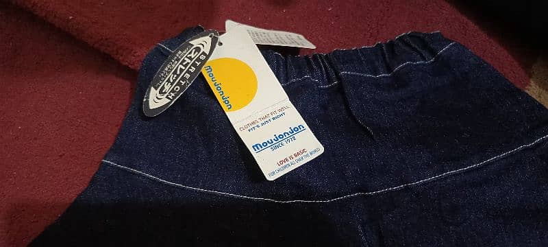 brand new tagged Denim skirt- 12 , length 2