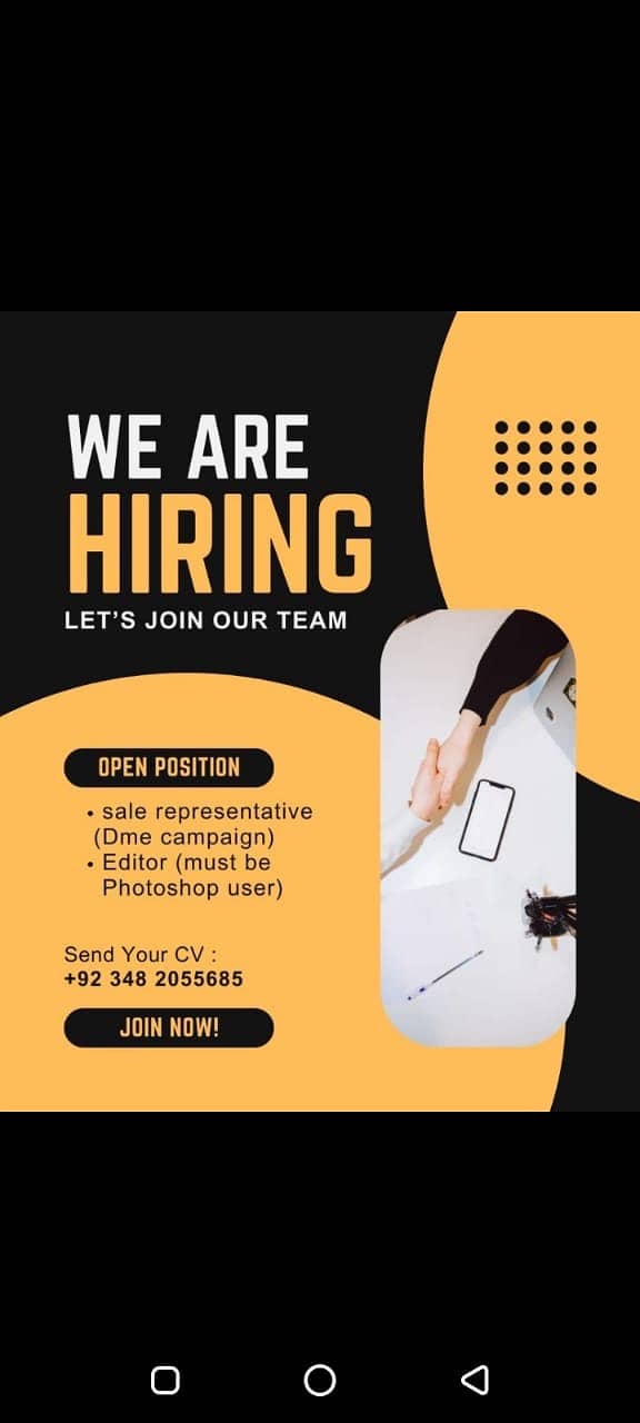 Hiring Calling Agents and Editor for DME PCP 0