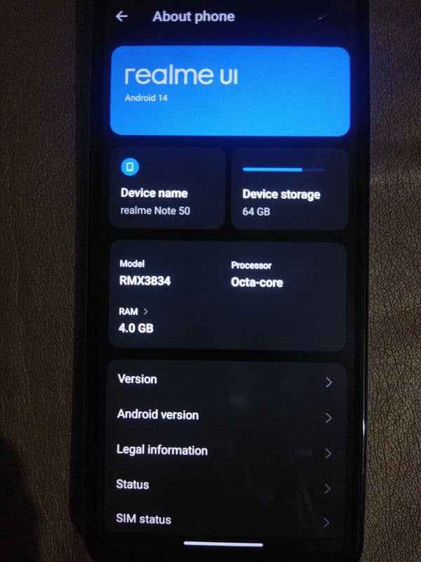 Realme Note 50 5