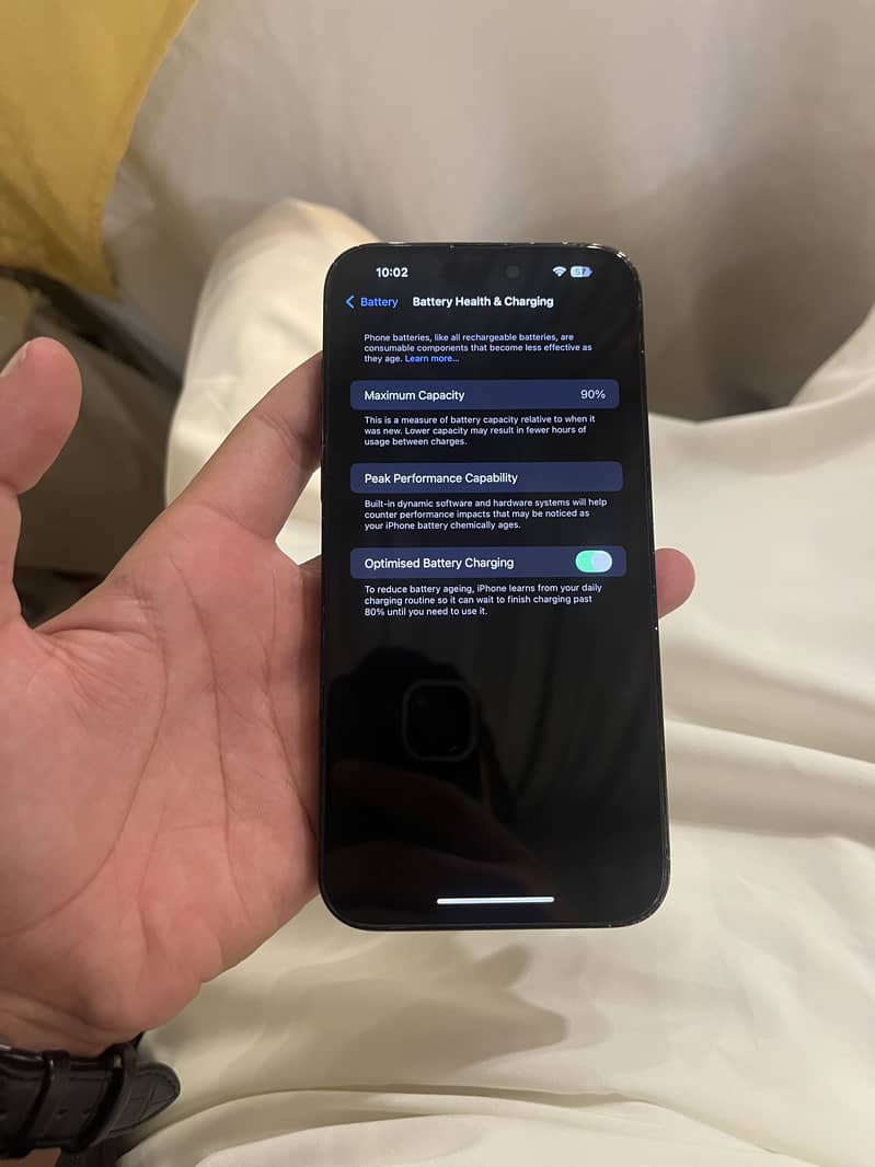 Iphone 14 pro max 128 jv(exchange possible 7
