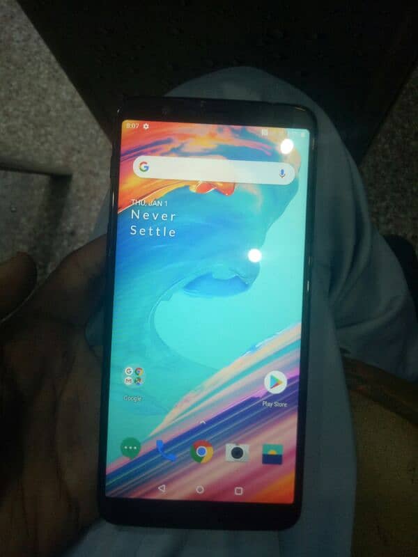 oneplus 5t 6gb 64gb duall sim PTA approved 3