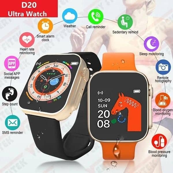 D20 Ultra Bluetooth smart watch 1