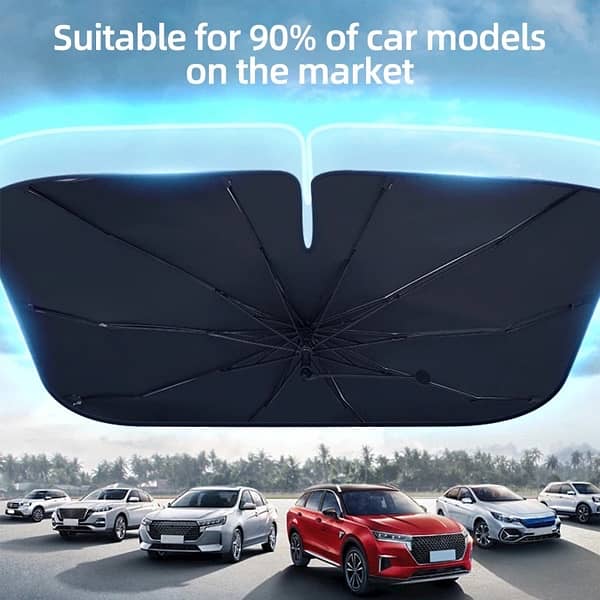 Blitz Mall Car Windshield 360 Degree Rotatable Sunshade Umbrella 0