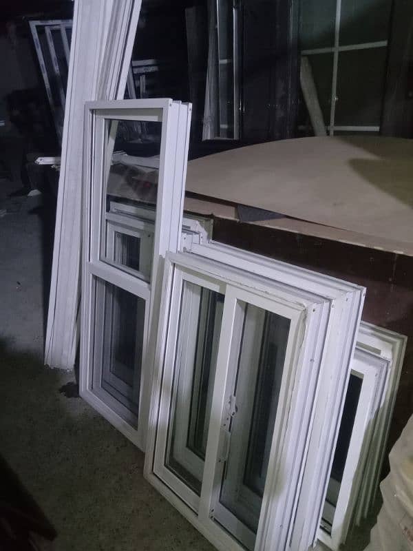 aluminium 1.2 sliding window white colour white glass 1