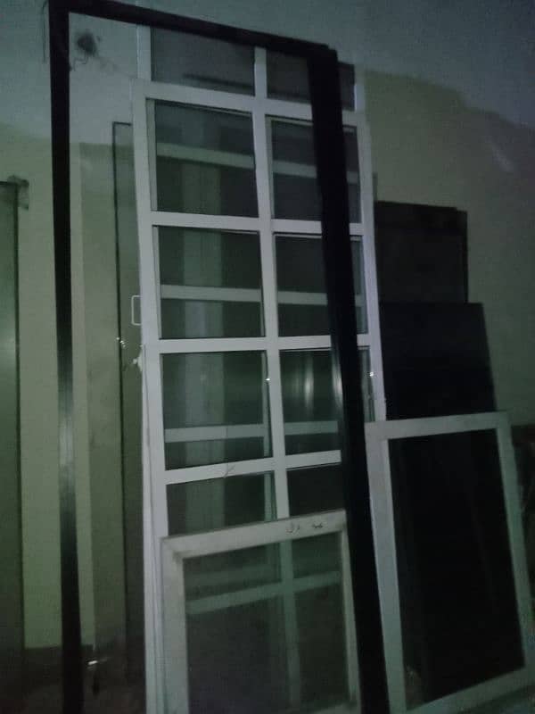 aluminium 1.2 sliding window white colour white glass 2