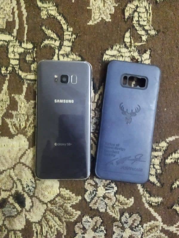 Galaxy S8+ single sim PTA official 4/64 shade  glass track all ok 0