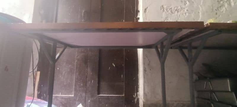 SS BIG 9X6COUNTER PURE Stainless steel table karai stove hotel 8