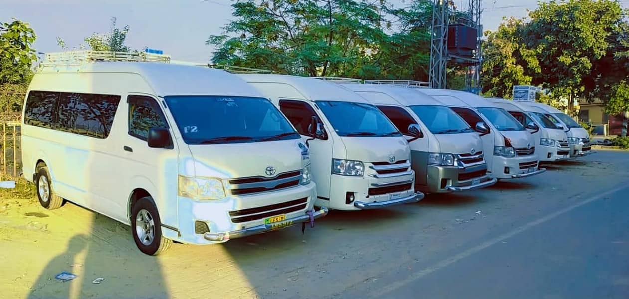 Rent A Car, Hiace Grand Cabin Lahore ,Travel, Events, Weddings, Tour 4