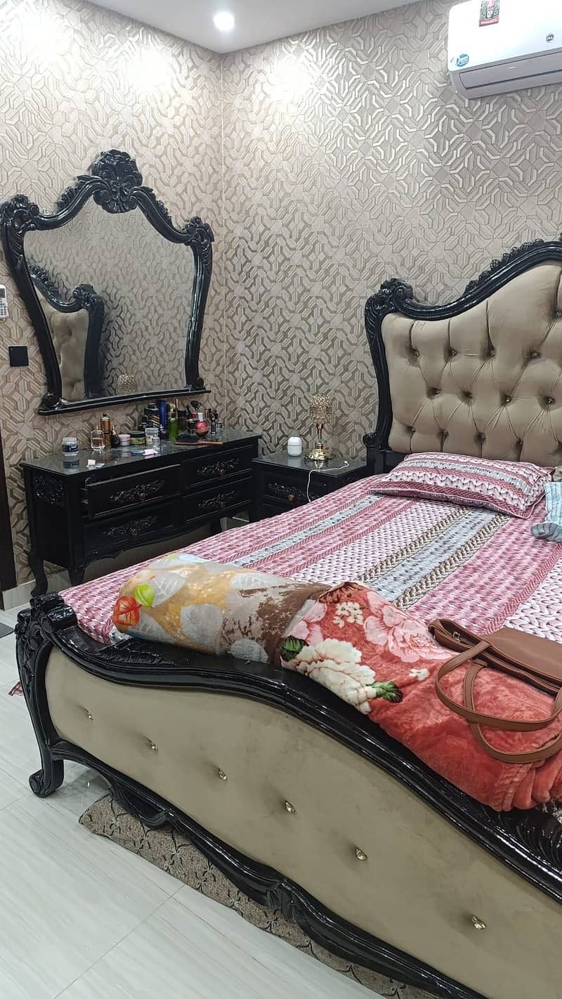 Wooden Bed Set for Sale 1 Month Used 0
