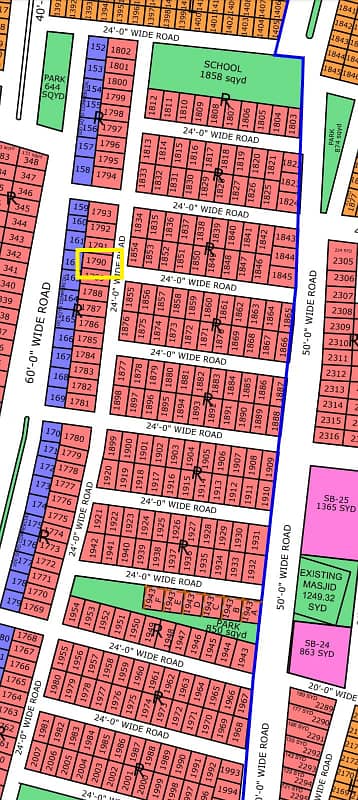 R-1790, 120 Sq Yard, Gold Block 2