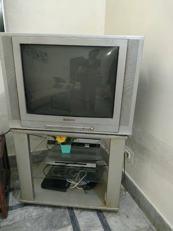 Thomson TV with TV Stand set for sale 0
