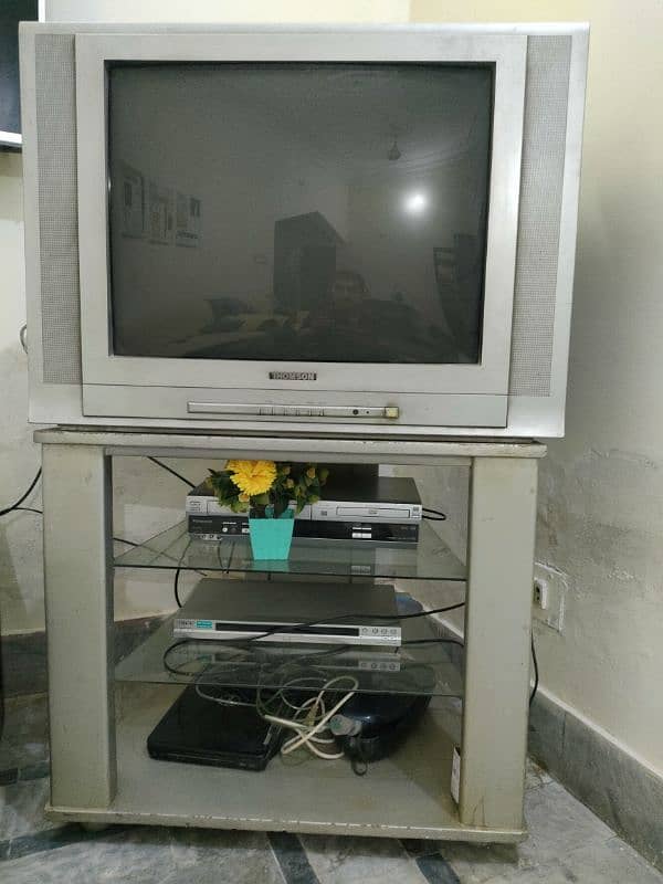 Thomson TV with TV Stand set for sale 2