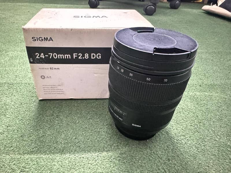 sigma 24-70mm F 2.8 DG Canon 4