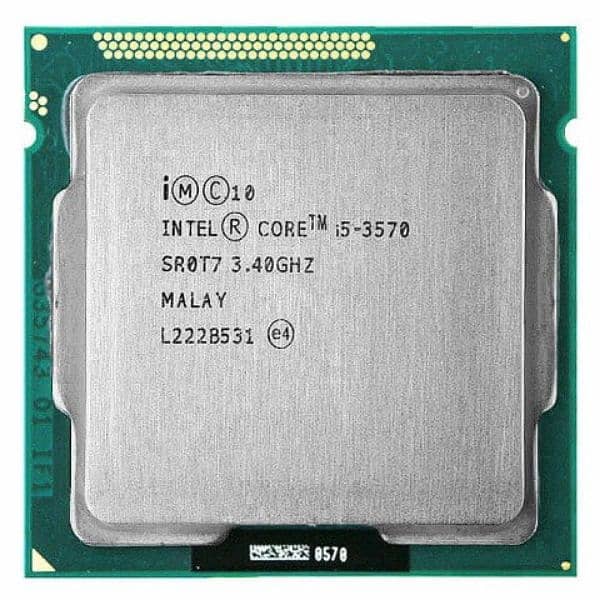 Asus H61 Micro ATX motherboard + Core i 5 3570 CPU 1