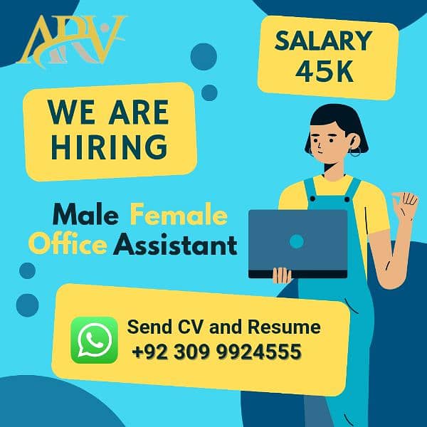 Hiring: Office Assistant (Male/Female) 0