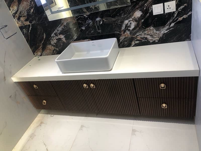 Corian vanity 12