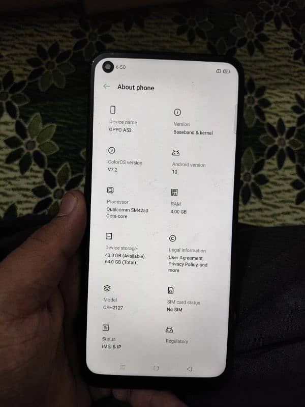 oppo a53 4/64gb with stereo speakers 1