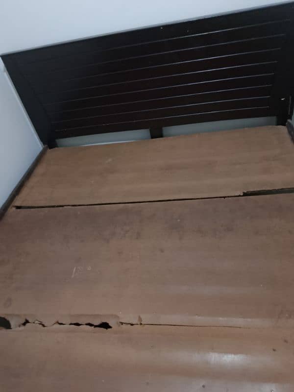 used bed with matress . 1