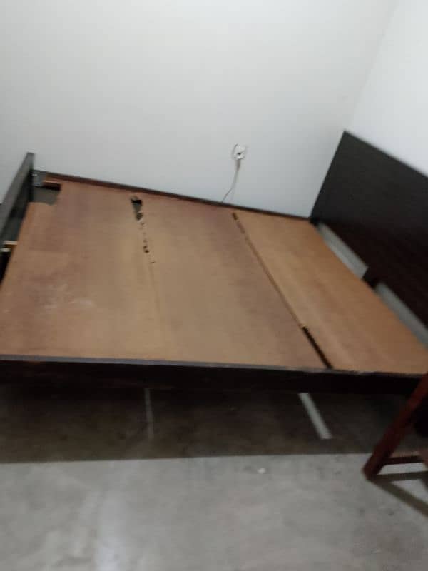 used bed with matress . 2