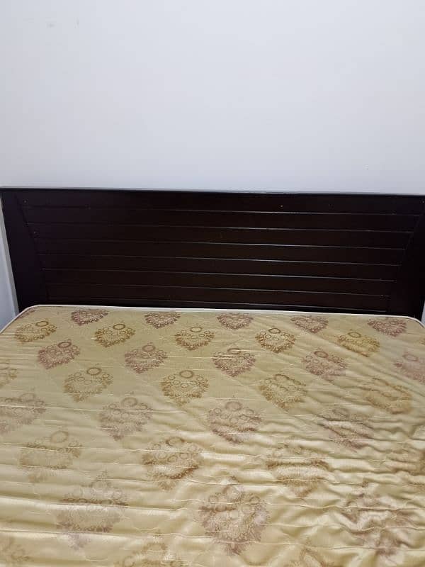 used bed with matress . 5