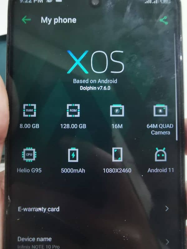 Infinix note 10 pro gaming set 0