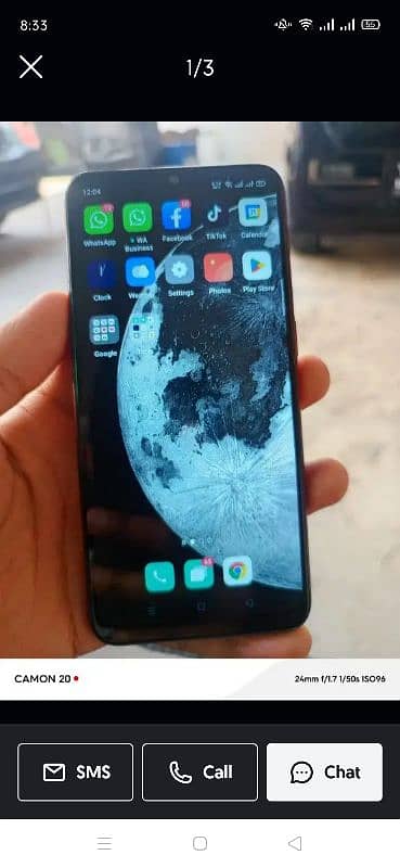 Exchange oppo f9 4 64 glass change Baki ok 1