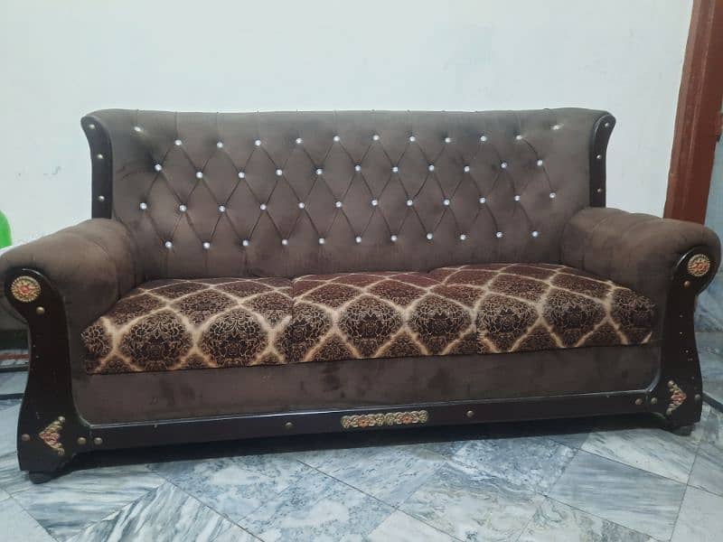 6 Seater Big Size Sofa Set 0