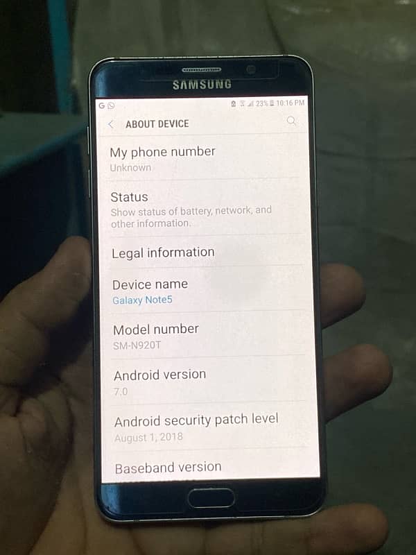 SAMSUNG GALAXY NOTE 5, BEST CONDITION, NEW BATTERY, FREE COVER, 6