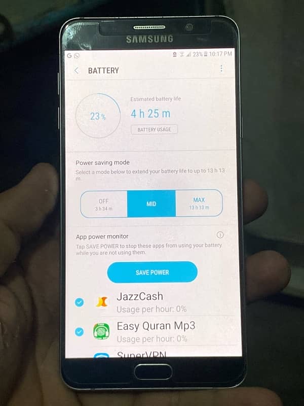 SAMSUNG GALAXY NOTE 5, BEST CONDITION, NEW BATTERY, FREE COVER, 8