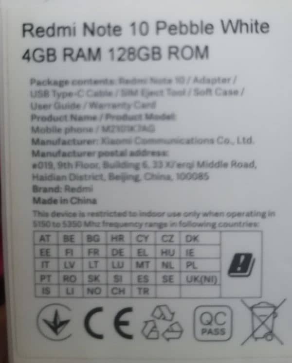 Redmi note 10 Excellent Scratchless Condition 2