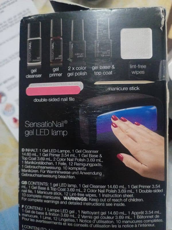Deluxe gel starter kit for use only nals 5
