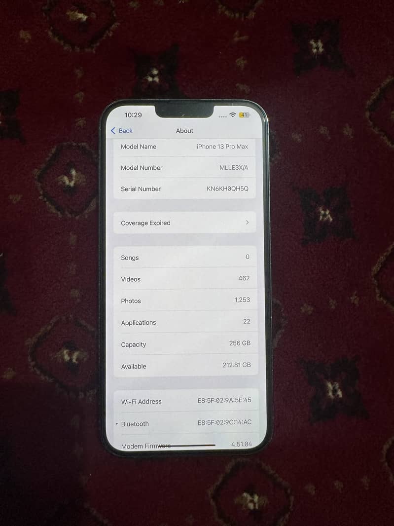Iphone 13 pro max 256gb non pta 8