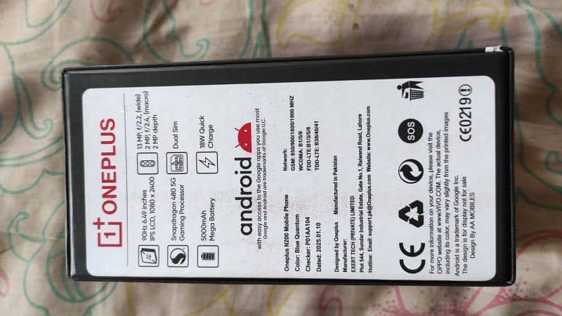One plus Nord 200 4/64 PTA APPROVED 1
