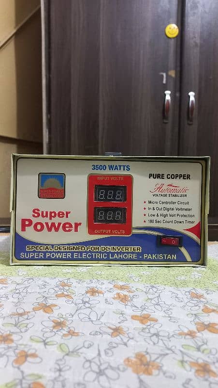 Pure Copper 3500 WATTS Stabiliser 0