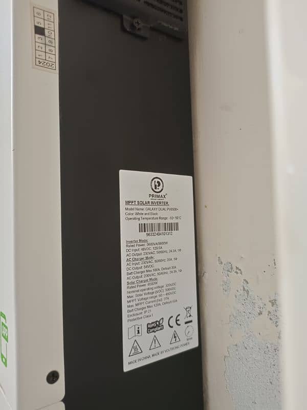 Primax Solar hybrid Inverter 6500 watt 1