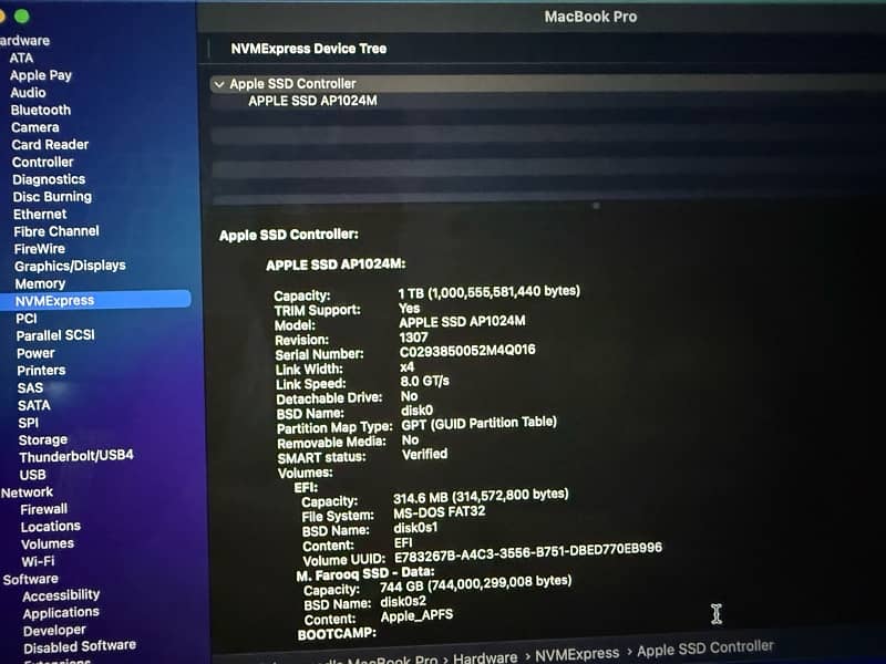 Macbook Pro 2019 15” 4