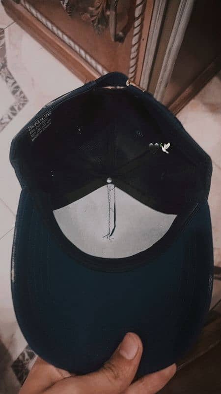 Blue colour Cap Quality Cap and with your yellow colour 804 Logo 3
