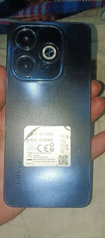 Diba charger sath ram (8+8) rom (256) gb Infinix hot40i penal change 4