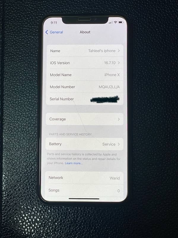 iphone X PTA Approved 256 gb 6