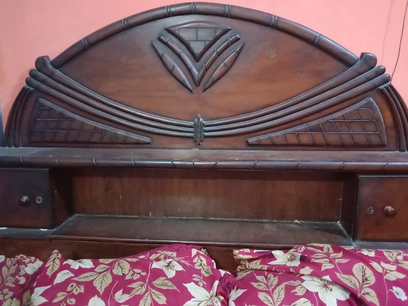 Bed with mattress & sofa set 0