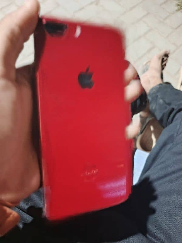 iphone 8plus 256gb red condition 10/8 all ok set hy finger working 0