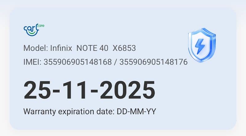 Infinix Note 40 8/256 6