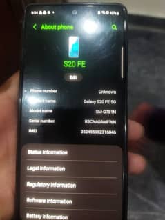 Samsung s20 Fe 5g 10/9 Condition