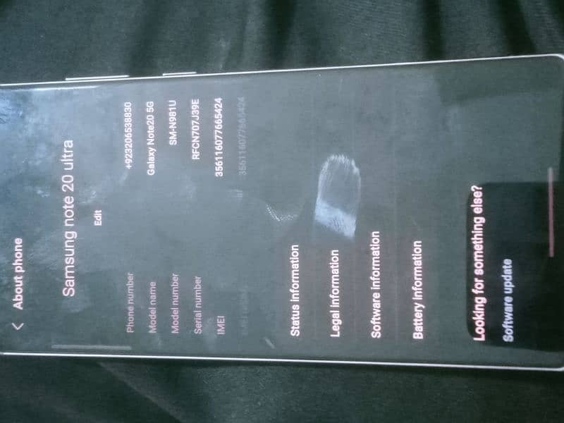 Samsung Note 20 Ultra 5g 4