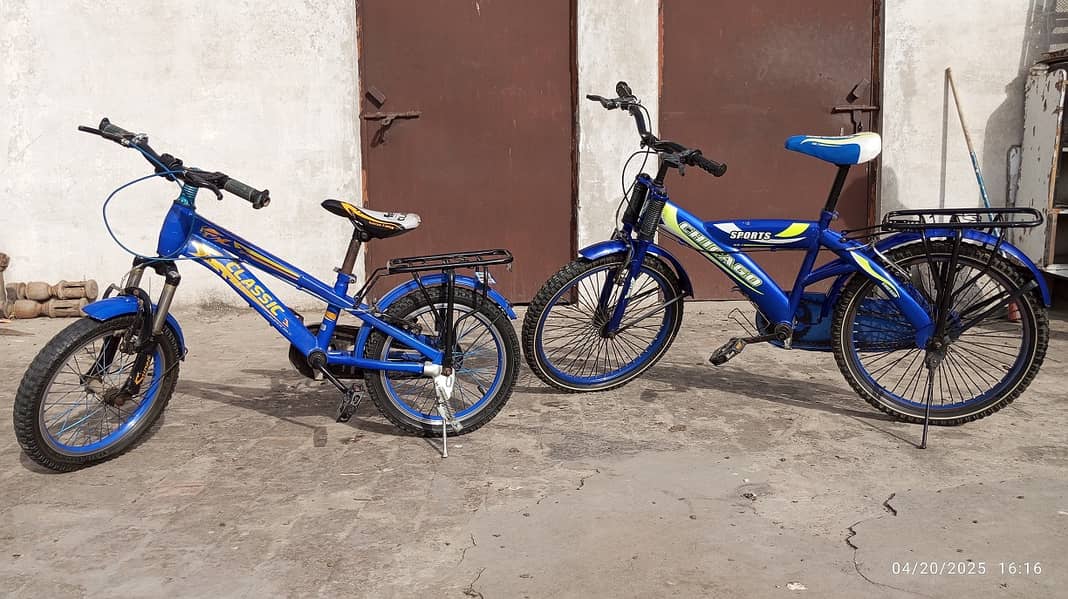 Classic bicycle (Small) @ 13,000/- Chicago bicycle (Big) @ 15,000/- 0
